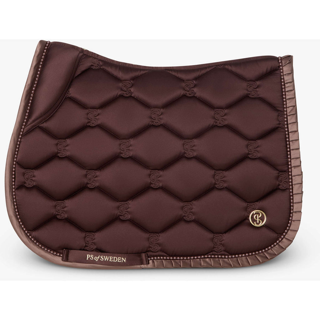 PS of Sweden Zadeldekje Ruffle Pearl Springen Earth Brown
