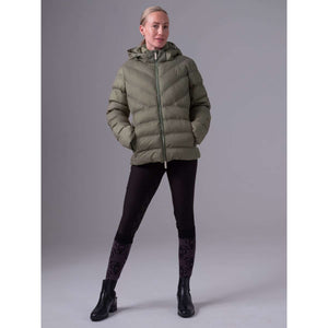 PS of Sweden Puffer Jas Penelope Vintage Green