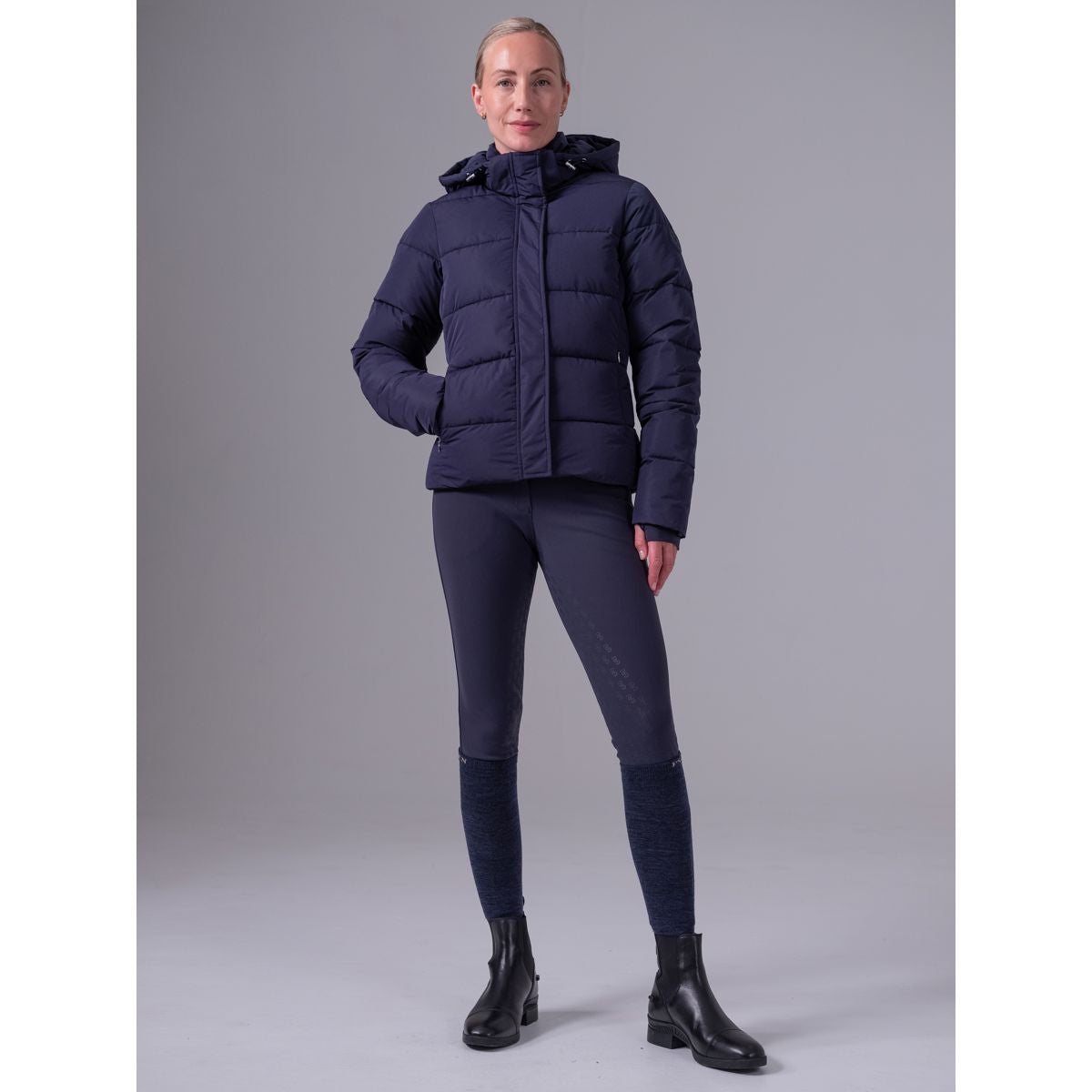 PS of Sweden Puffer Jas Diane Afritsbaar Navy