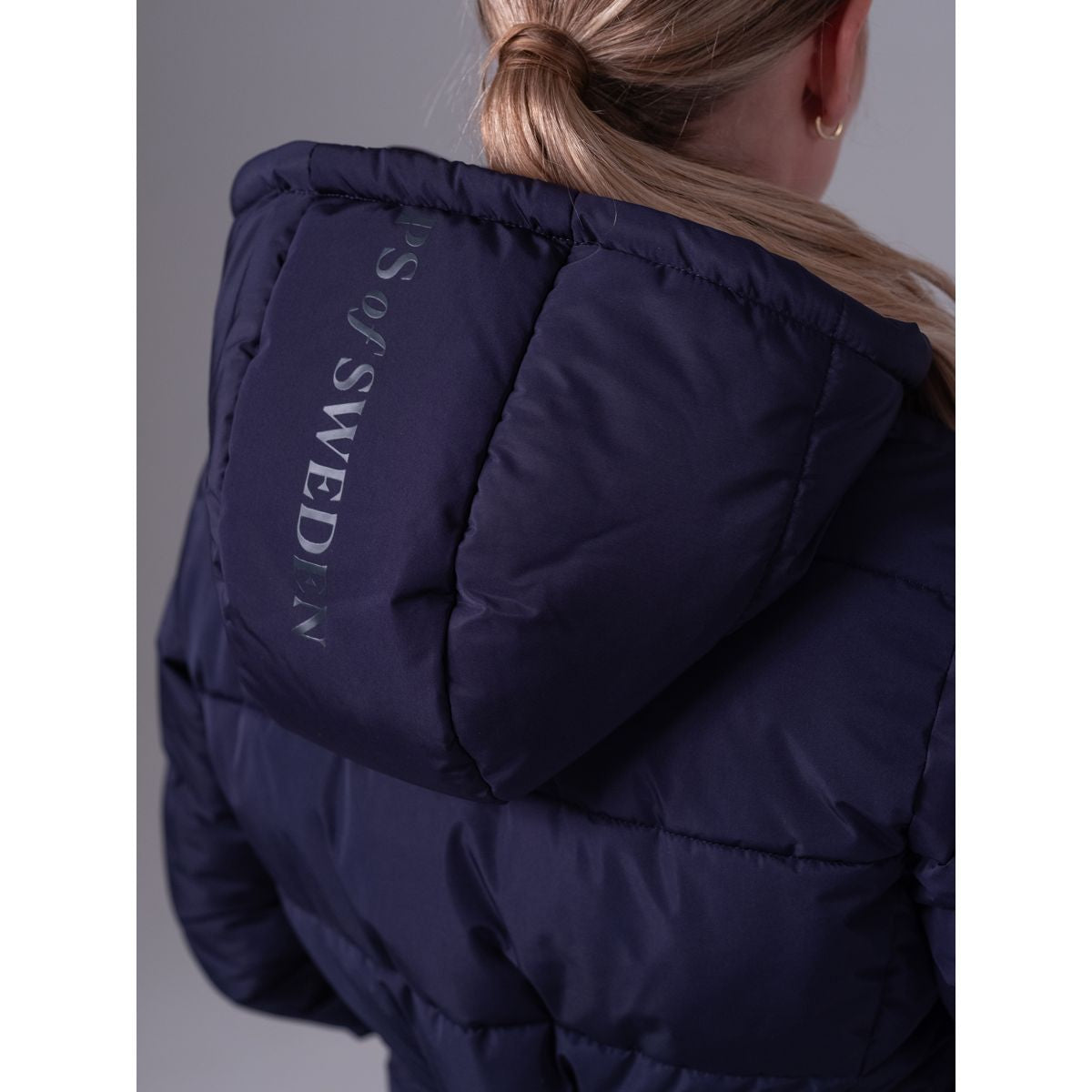 PS of Sweden Puffer Jas Diane Afritsbaar Navy