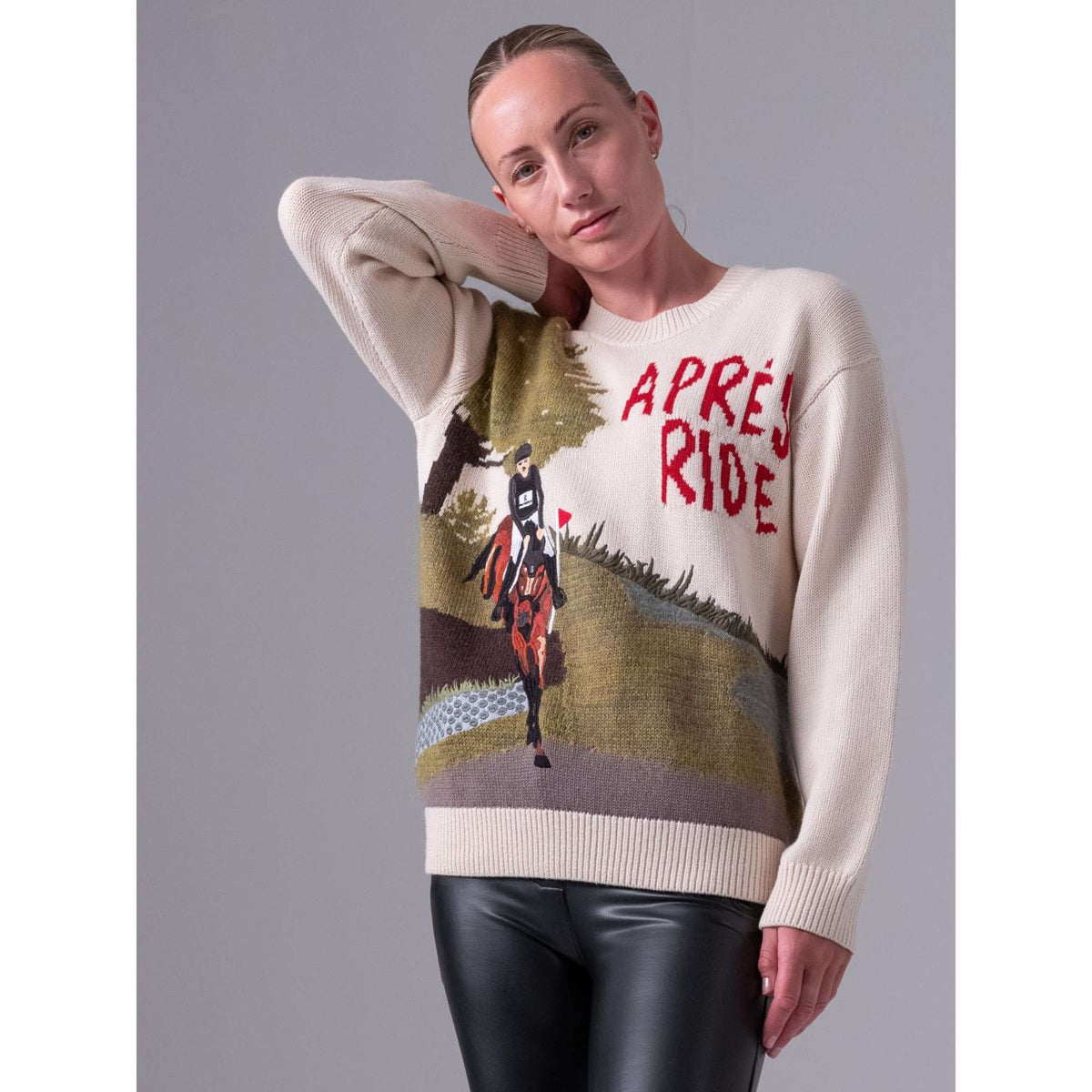 PS of Sweden Trui Apres Ride Off White