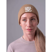 PS of Sweden Beanie Lou Felt Monogram Camel