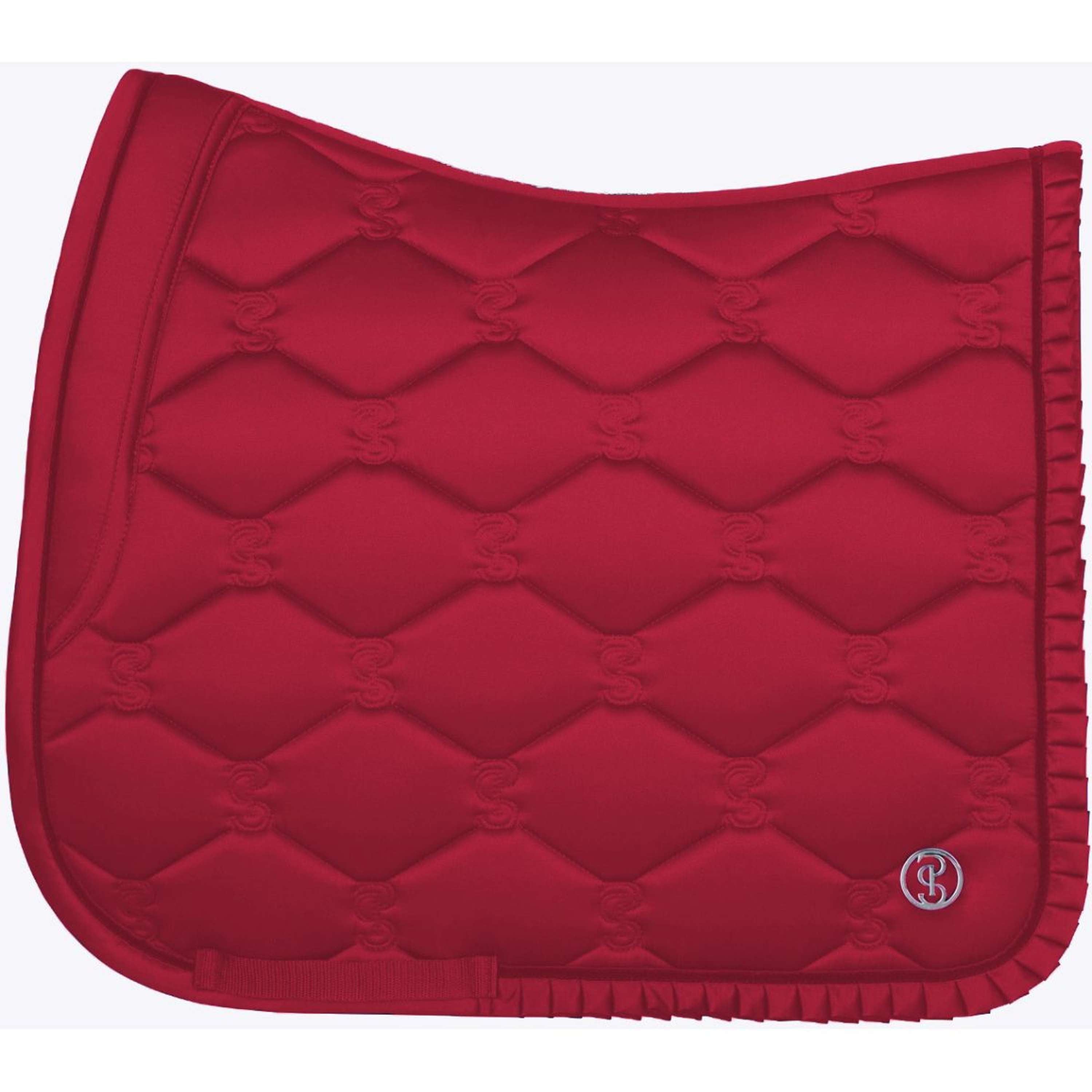 PS of Sweden Zadeldekje Ruffle Dressuur Cranberry Red