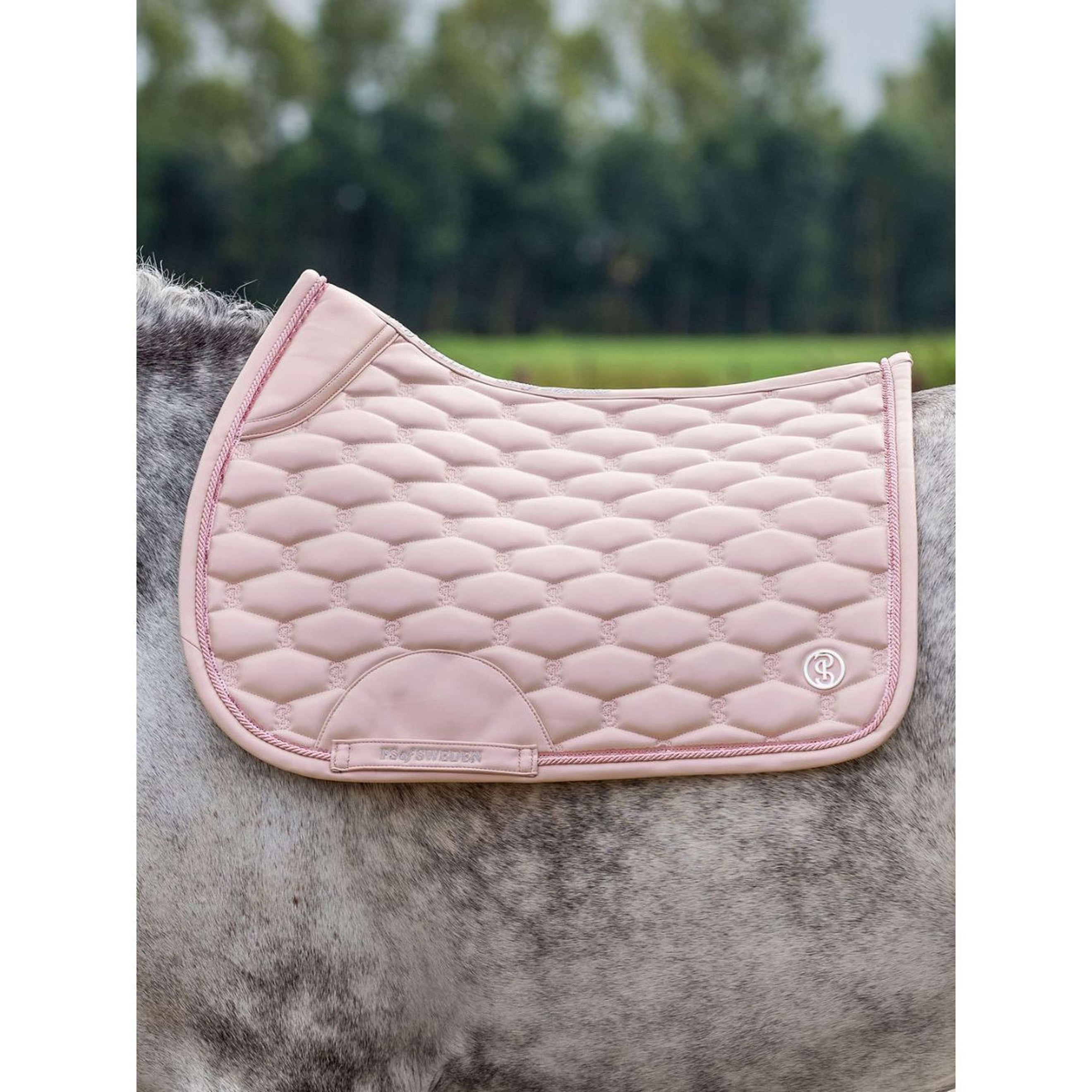 PS of Sweden Zadeldekje Dazzling Metallic Springen Marshmallow Pink