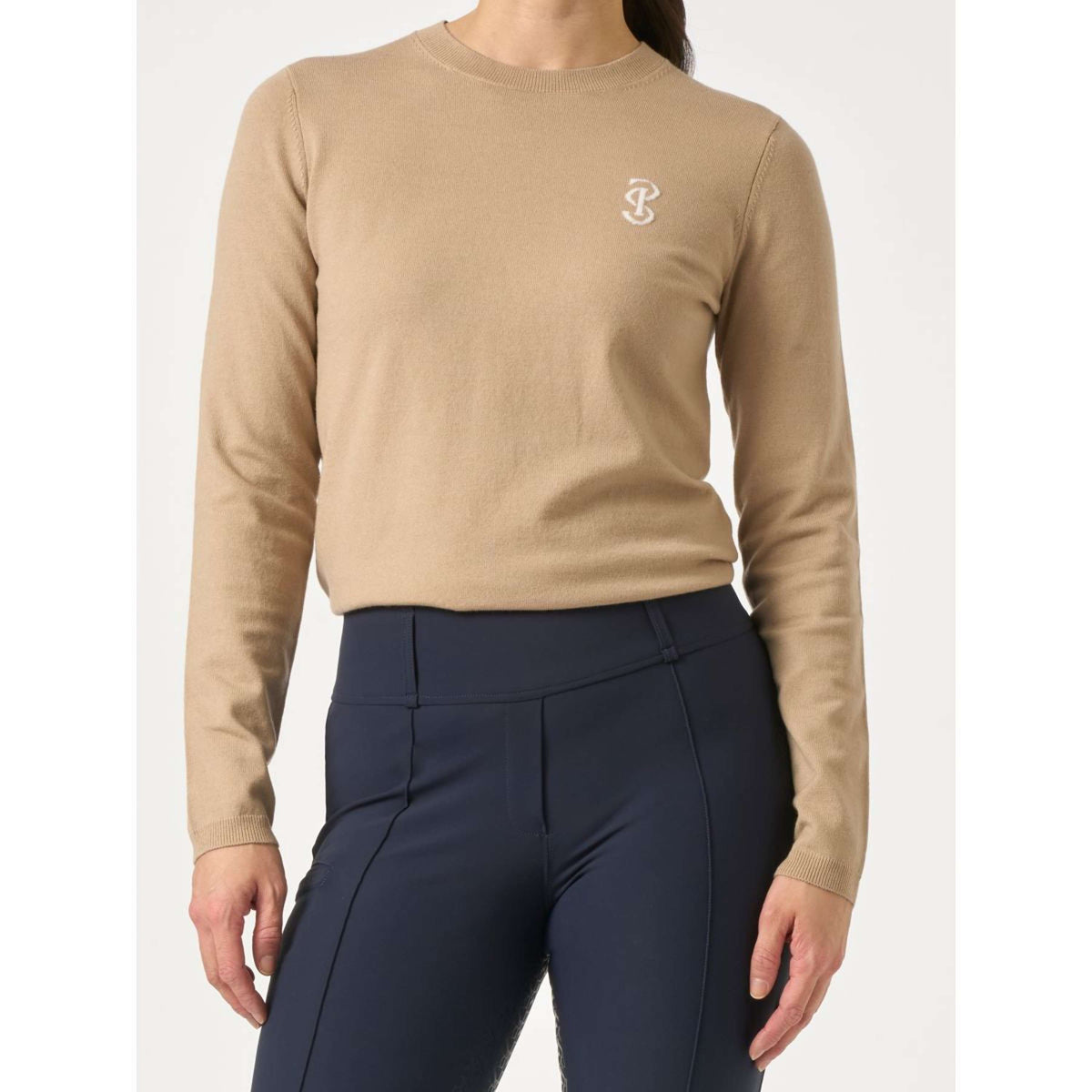 PS of Sweden Trui PS Logo Desert Beige