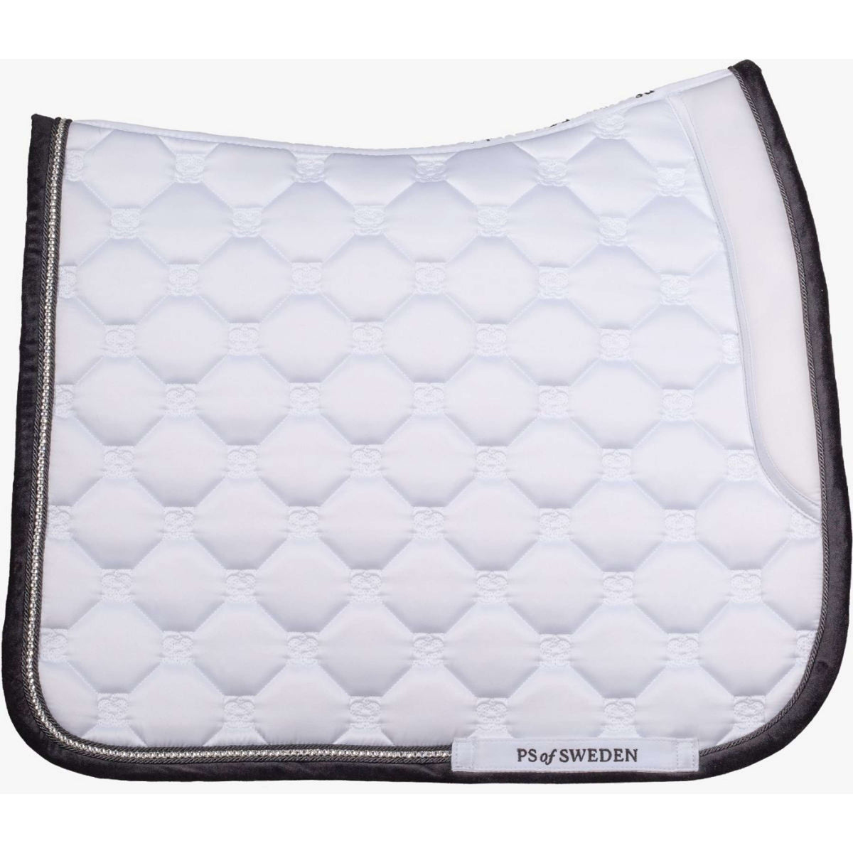 PS of Sweden Zadeldekje Vintage Monogram Dressuur Wit/Zwart