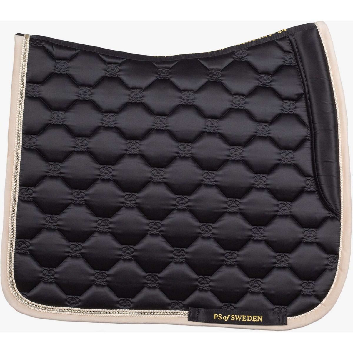 PS of Sweden Zadeldekje Vintage Monogram Dressuur Zwart
