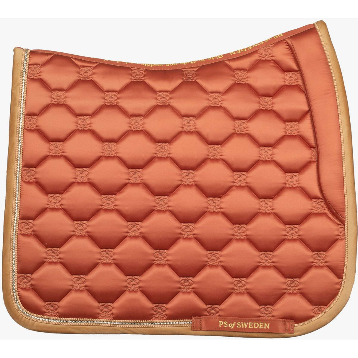 PS of Sweden Zadeldekje Vintage Monogram Dressuur Chestnut Brown