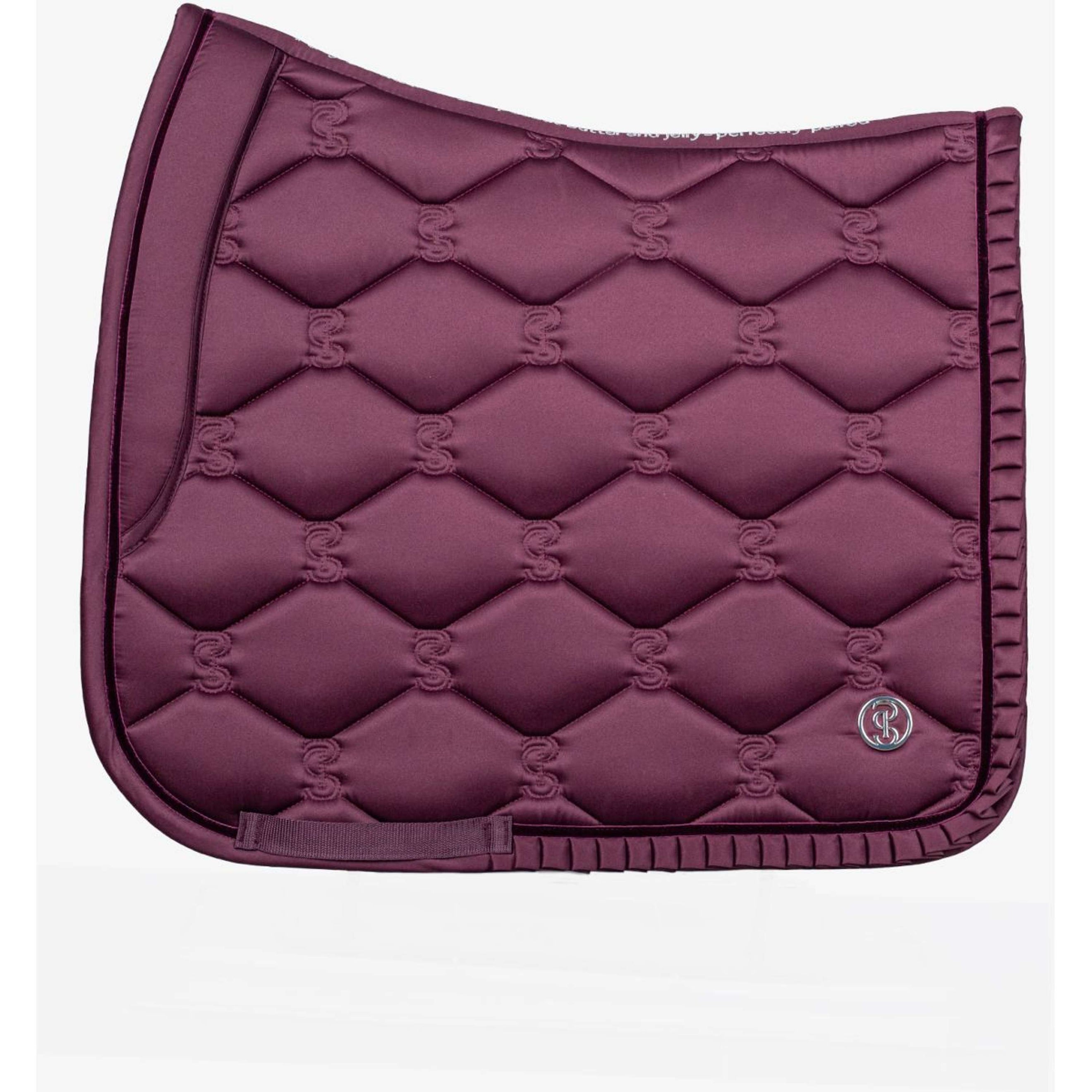 PS of Sweden Zadeldekje Ruffle Dressuur Plum