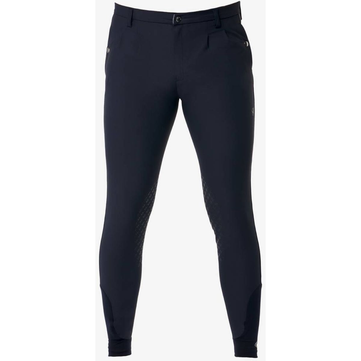 LeMieux Rijbroek Elite Mens Classic Pleated Knie Grip Navy