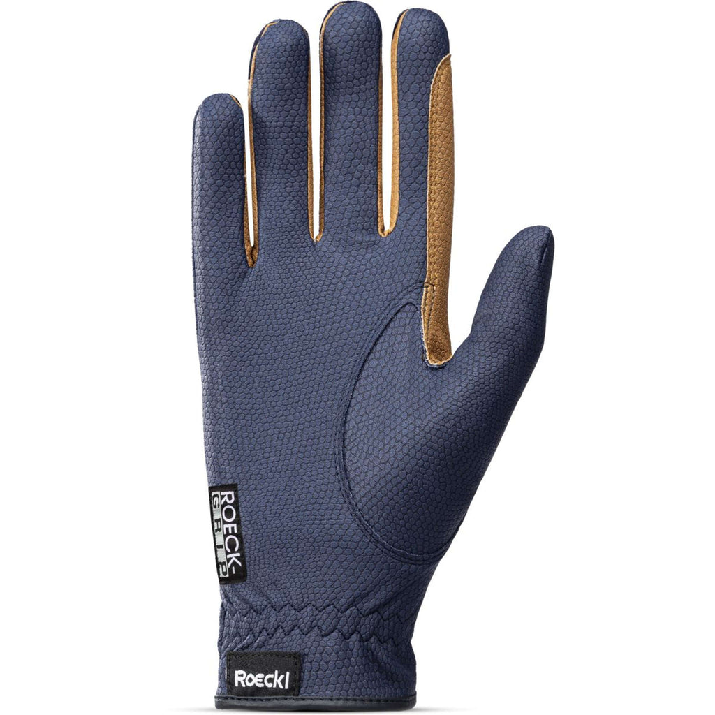 Roeckl Rijhandschoenen Malta Navy/Caramel
