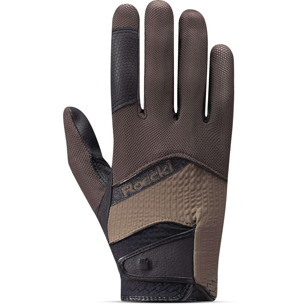 Roeckl Rijhandschoenen Millero Dark Mocha/Choco Milk