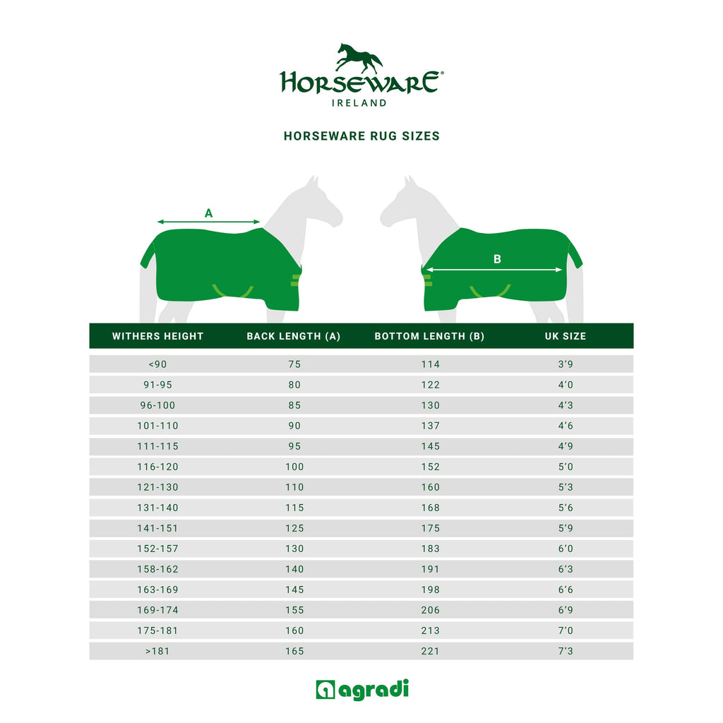 Horseware Vliegendeken Newmarket Pony Plus Witney Navy