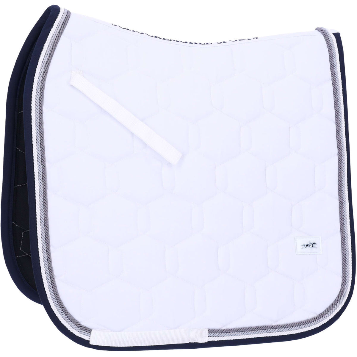 Schockemöhle Zadeldekje SP Eco Comfort D Style Dressuur Wit