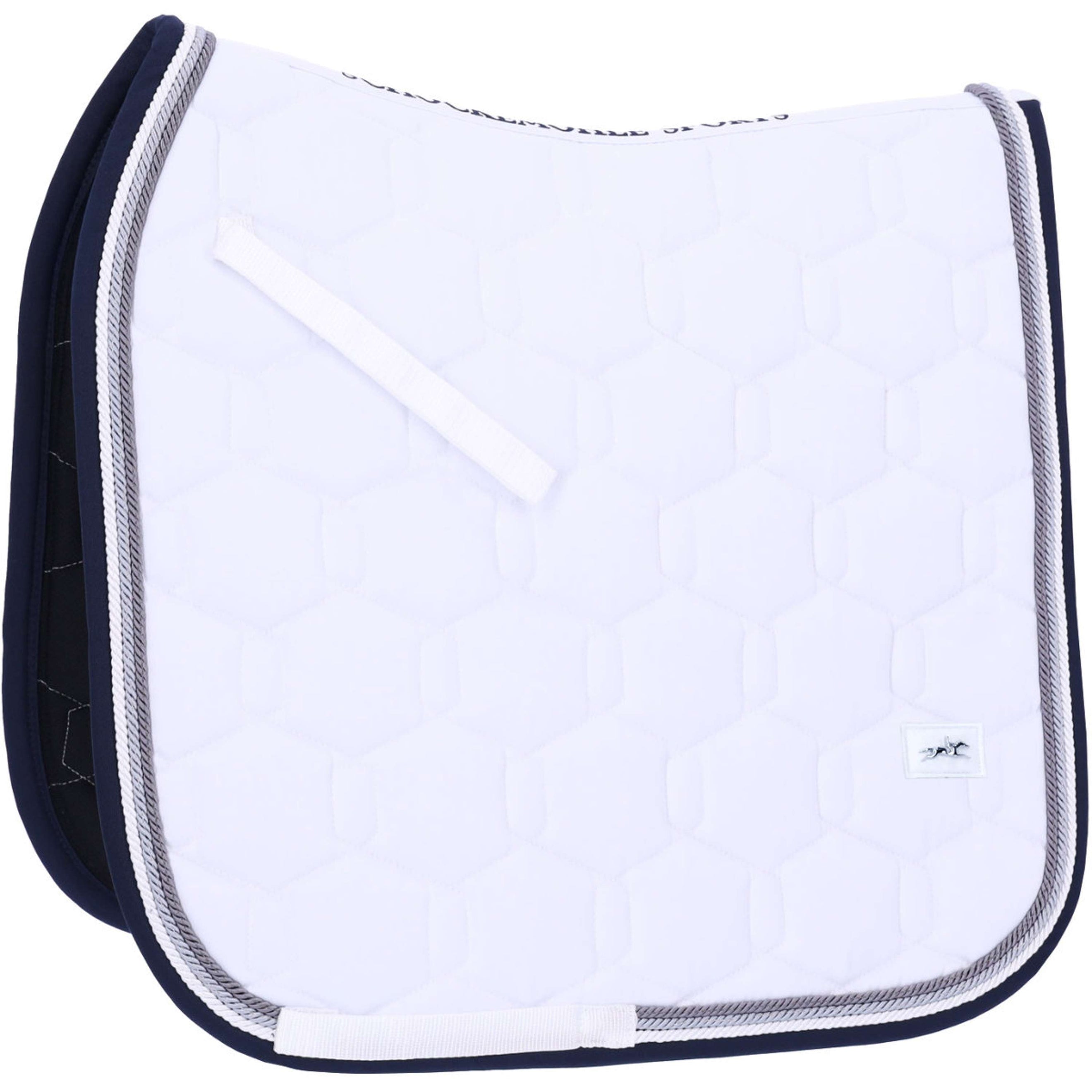 Schockemöhle Zadeldekje SP Eco Comfort D Style Dressuur Wit