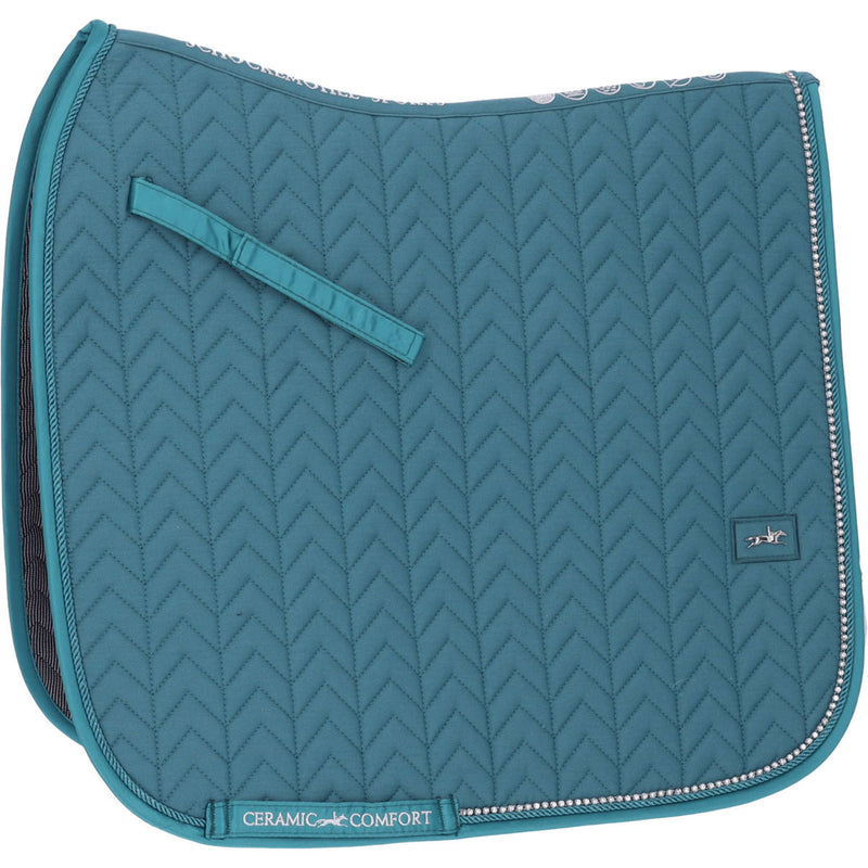 Schockemöhle Zadeldekje SPCeramica D Style Dressuur Colonial Blue