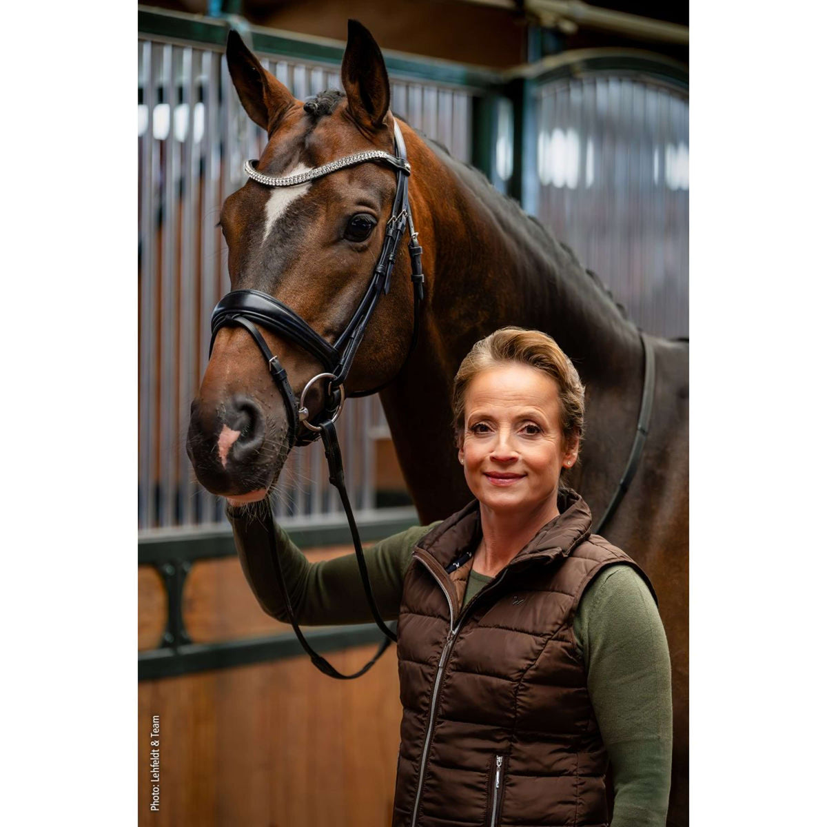 Schockemöhle Trenshoofdstel SP Isabell Werth Johnny Zwart/Zilver