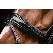 Schockemöhle Trenshoofdstel SP Isabell Werth Satchmo Zwart/Patent/Zilver