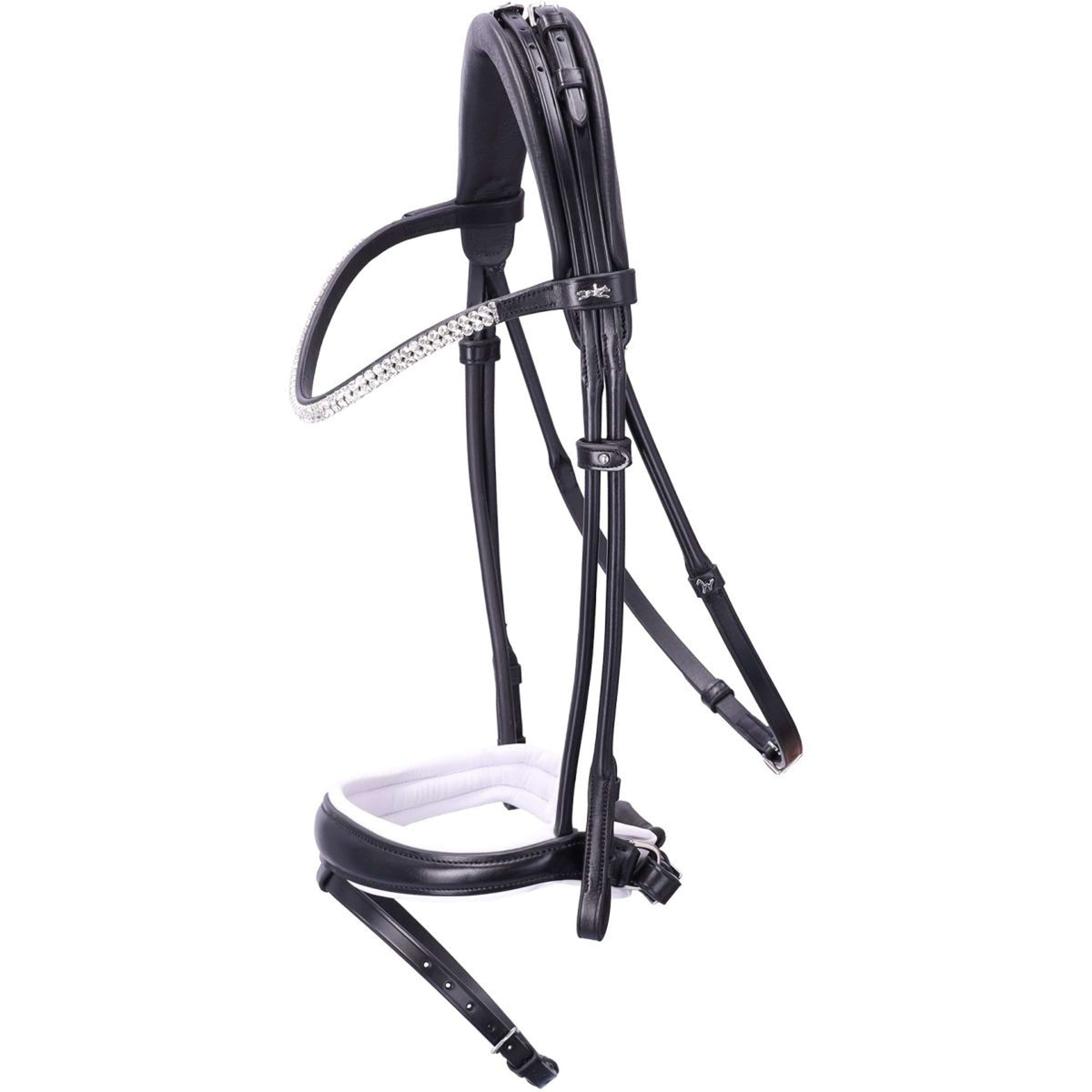 Schockemöhle Trenshoofdstel SP Isabell Werth Satchmo Zwart/Wit/Zilver