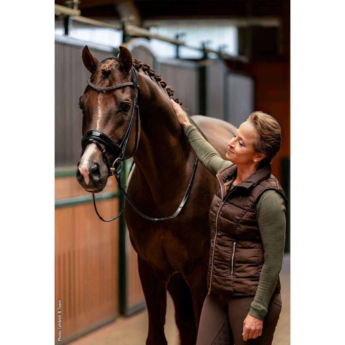 Schockemöhle Trenshoofdstel SP Isabell Werth Satchmo Zwart/Patent/Zilver