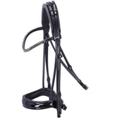 Schockemöhle Stang- en Trenshoofdstel SP Isabell Werth Bella Rose Zwart/Patent/Zilver