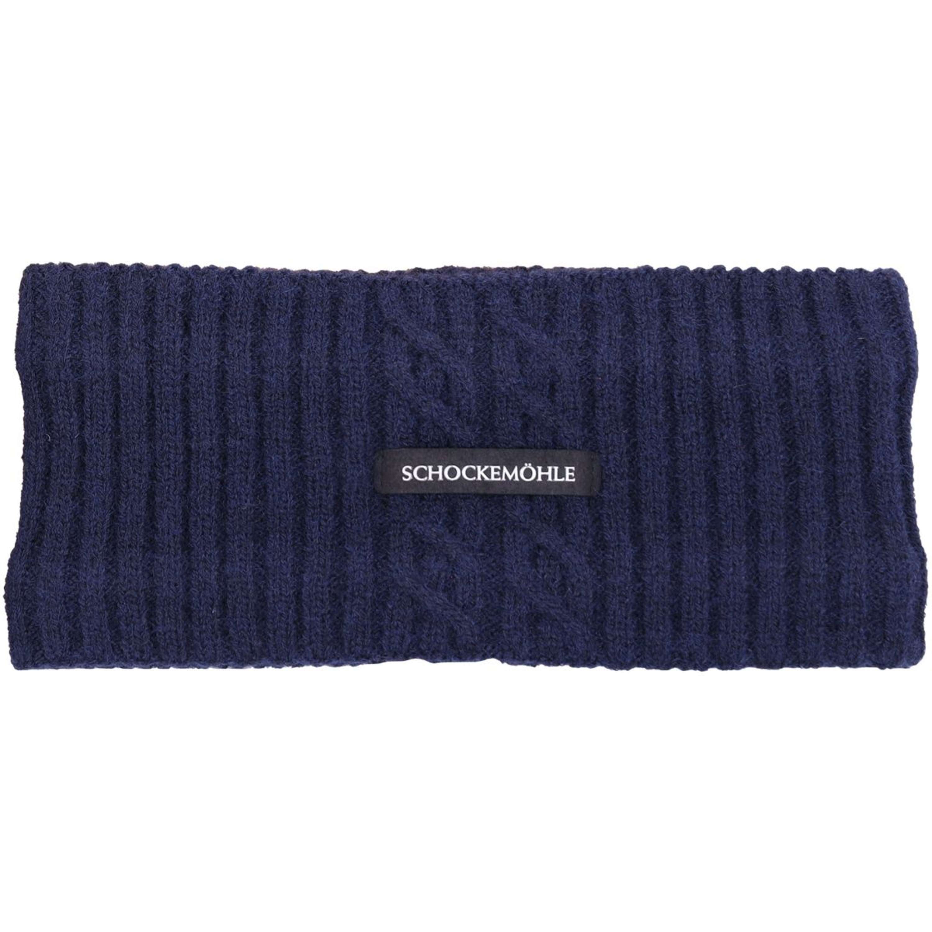 Schockemöhle Hoofdband Braided Donker Navy