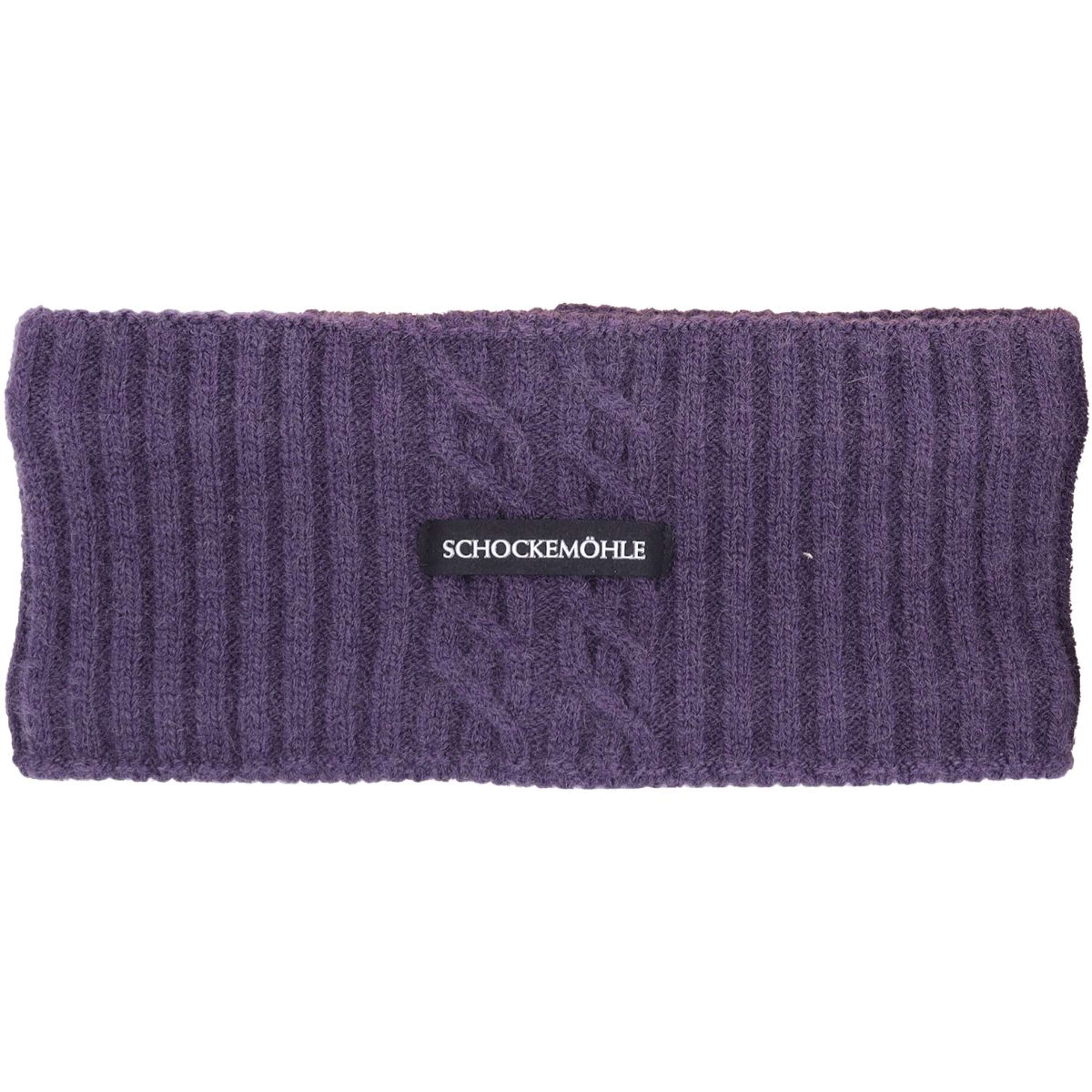 Schockemöhle Hoofdband Braided Donker Paars
