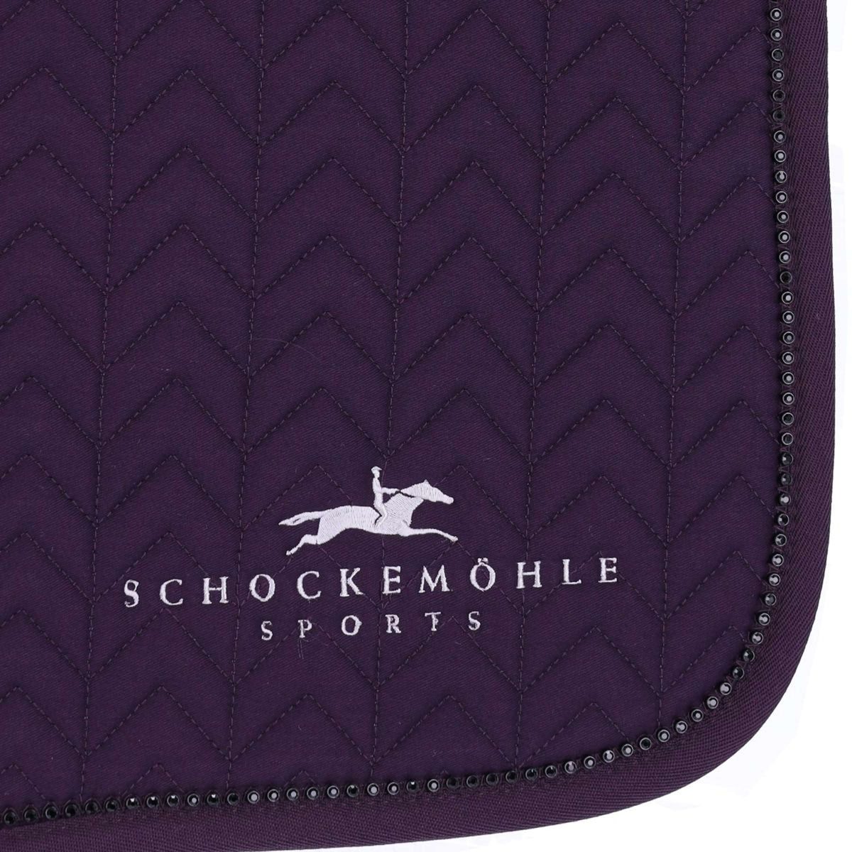 Schockemöhle Zadeldekje Power Pad Logo Dressuur Deep Mauve