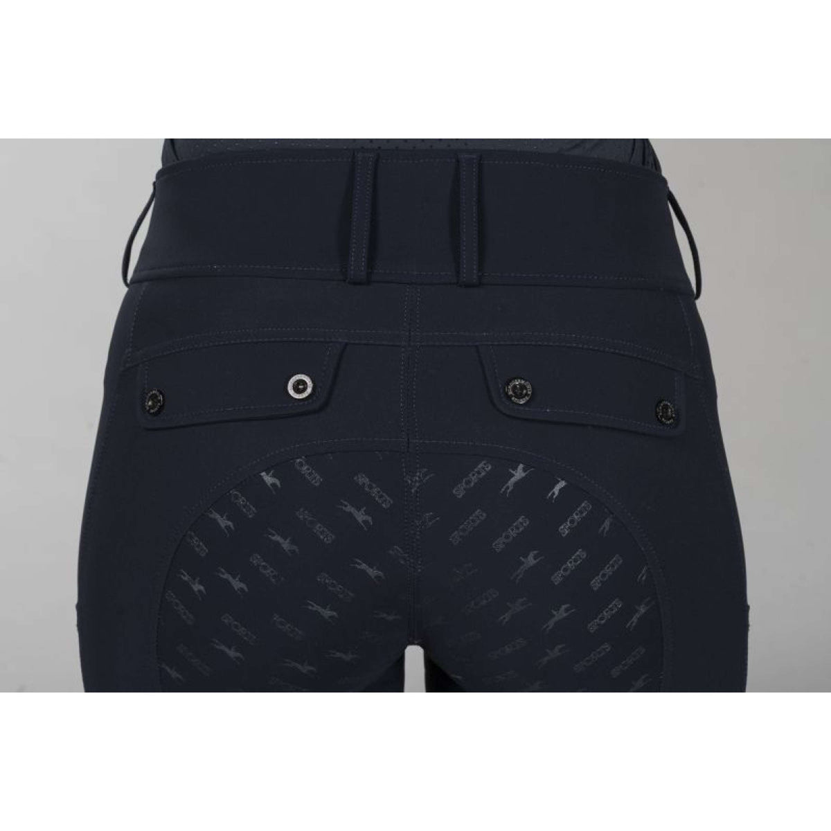 Schockemöhle Rijbroek SPCarola Full Grip Donkerblauw