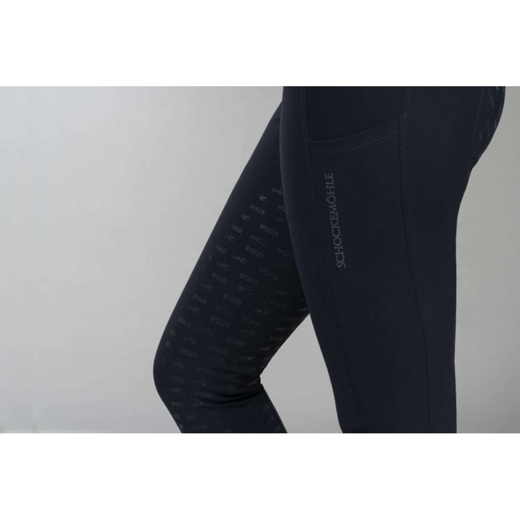 Schockemöhle Rijbroek SPCarola Full Grip Donkerblauw