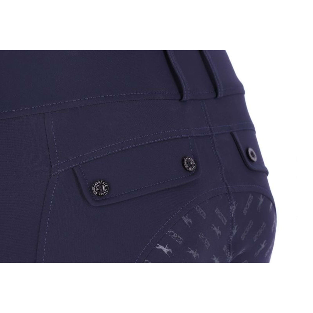 Schockemöhle Rijbroek SPCarola Full Grip Donkerblauw
