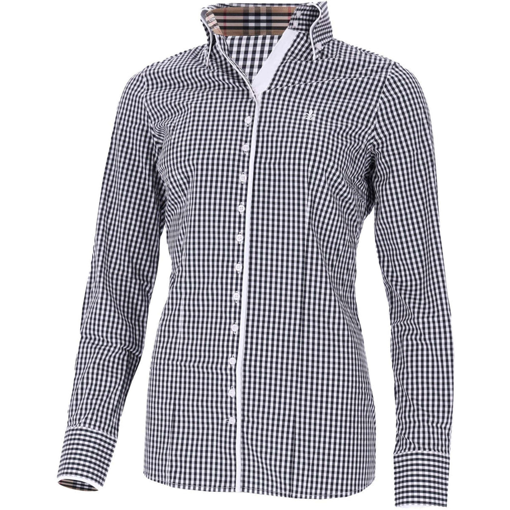 Schockemöhle Blouse FDL Eleonora London B Wit/Zwart