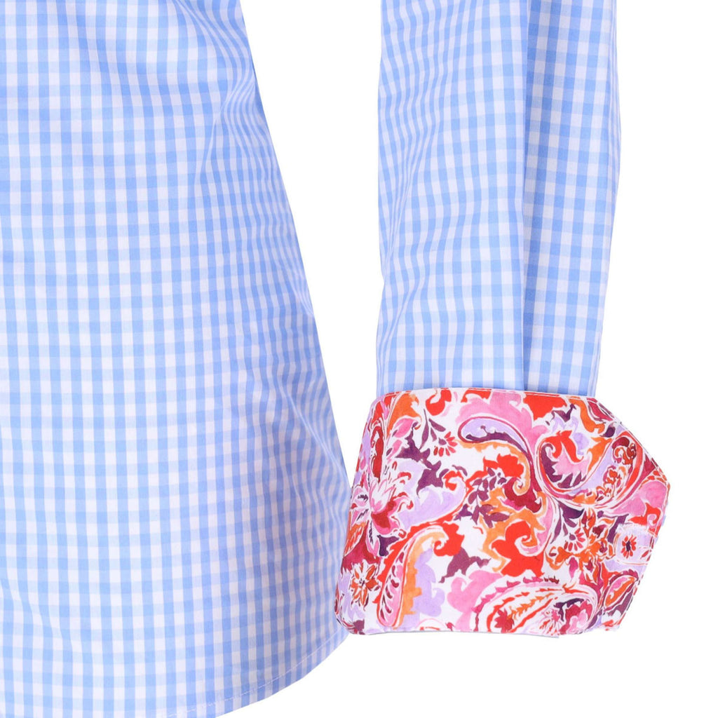 Schockemöhle Blouse FDL Eleonora Paisley L Wit/Blauw