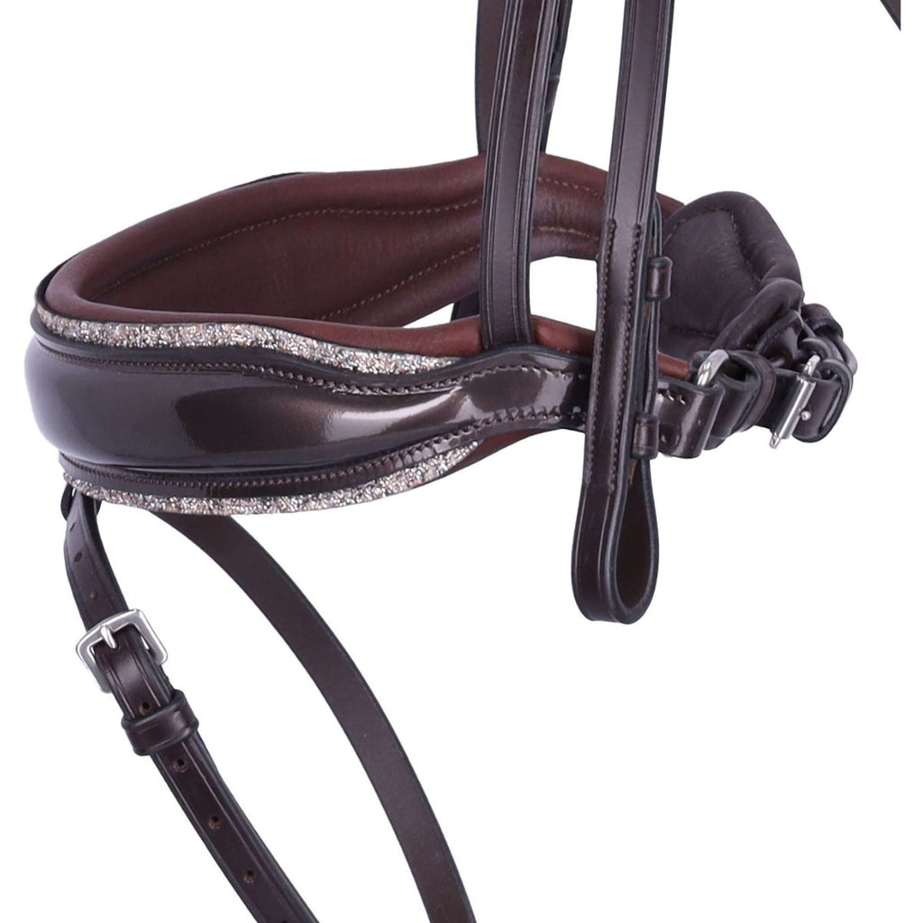 Schockemöhle Hoofdstel SPLuxury Dressuur Espresso/Toffee/Zilver
