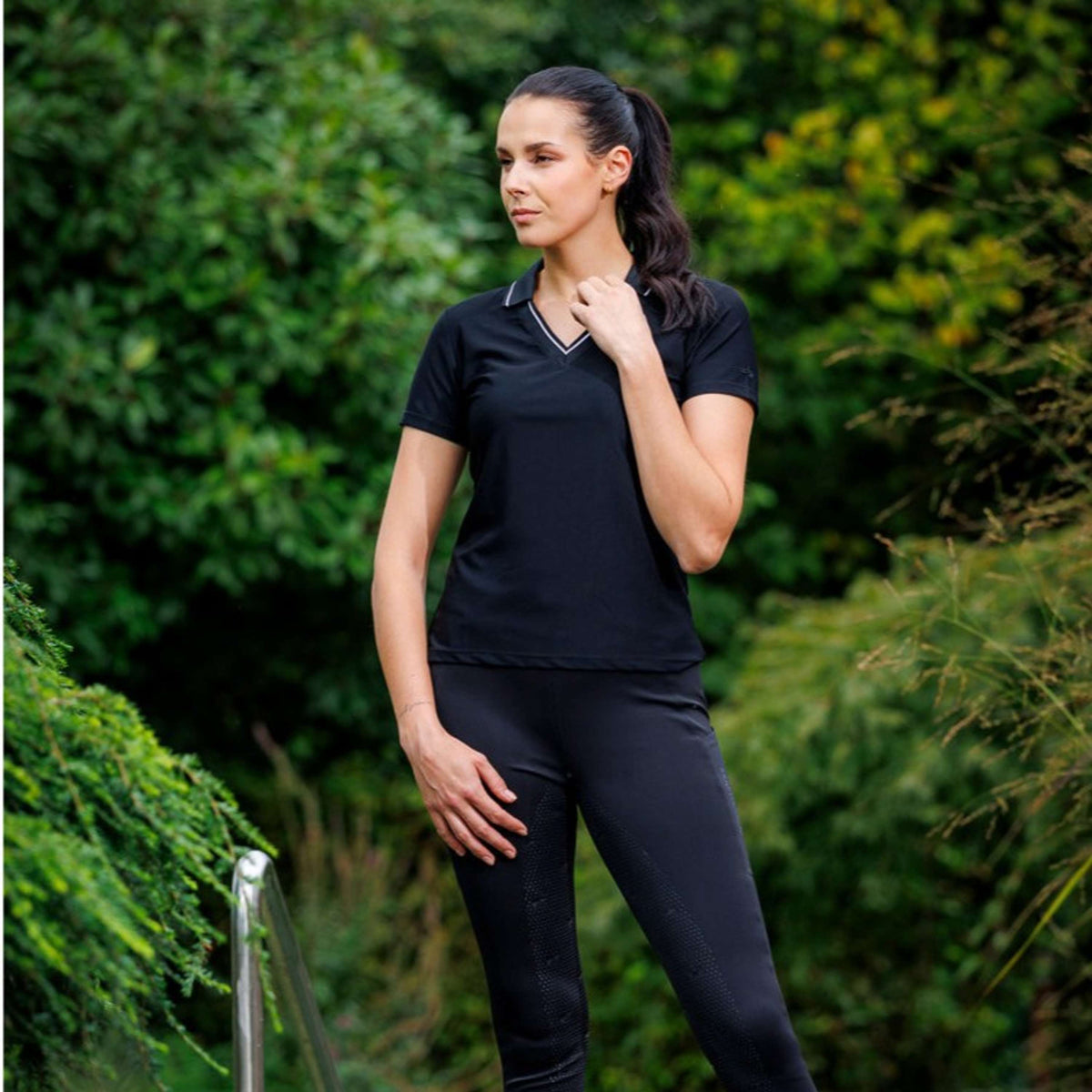 Schockemöhle Poloshirt SPMiley Style Zwart