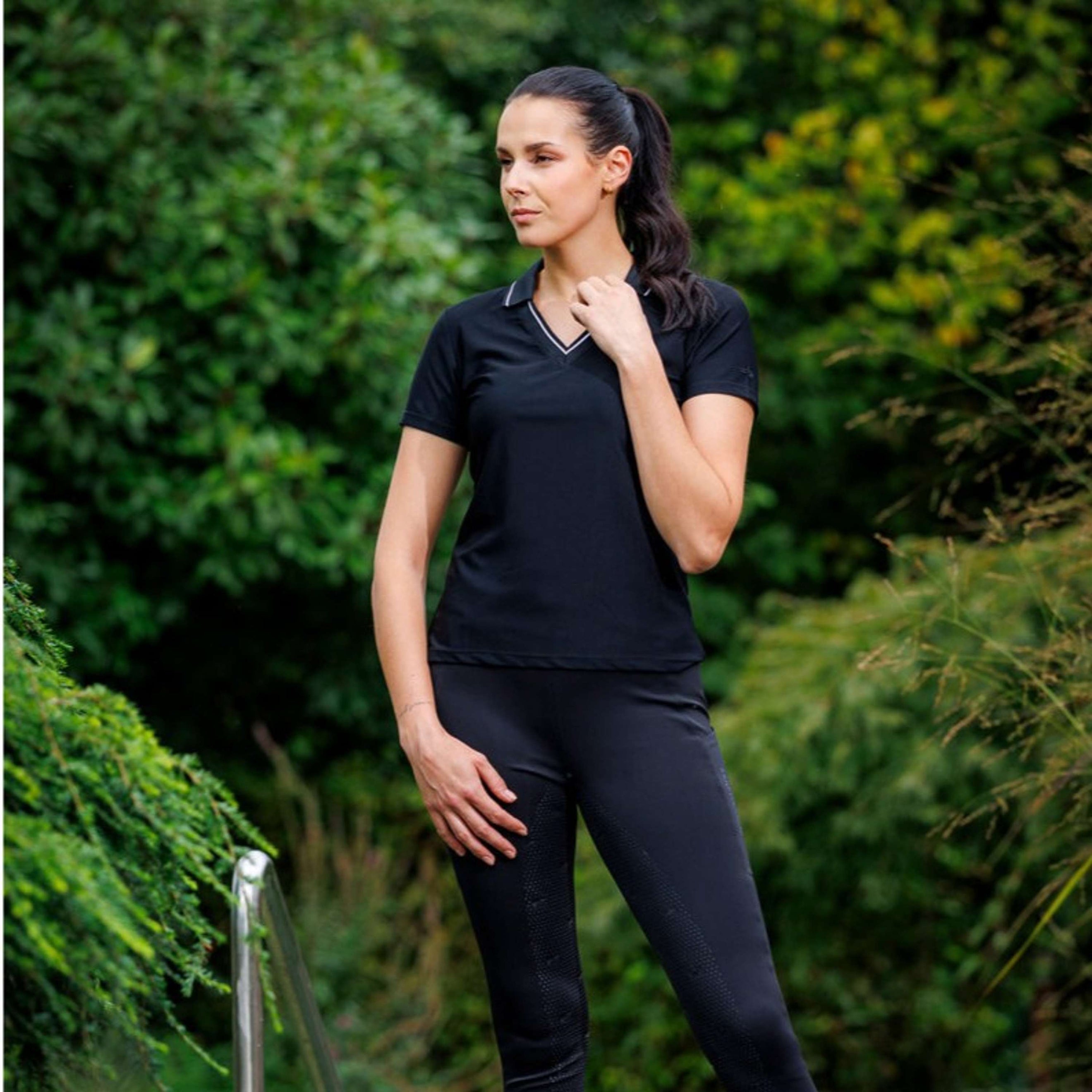 Schockemöhle Poloshirt SPMiley Style Zwart