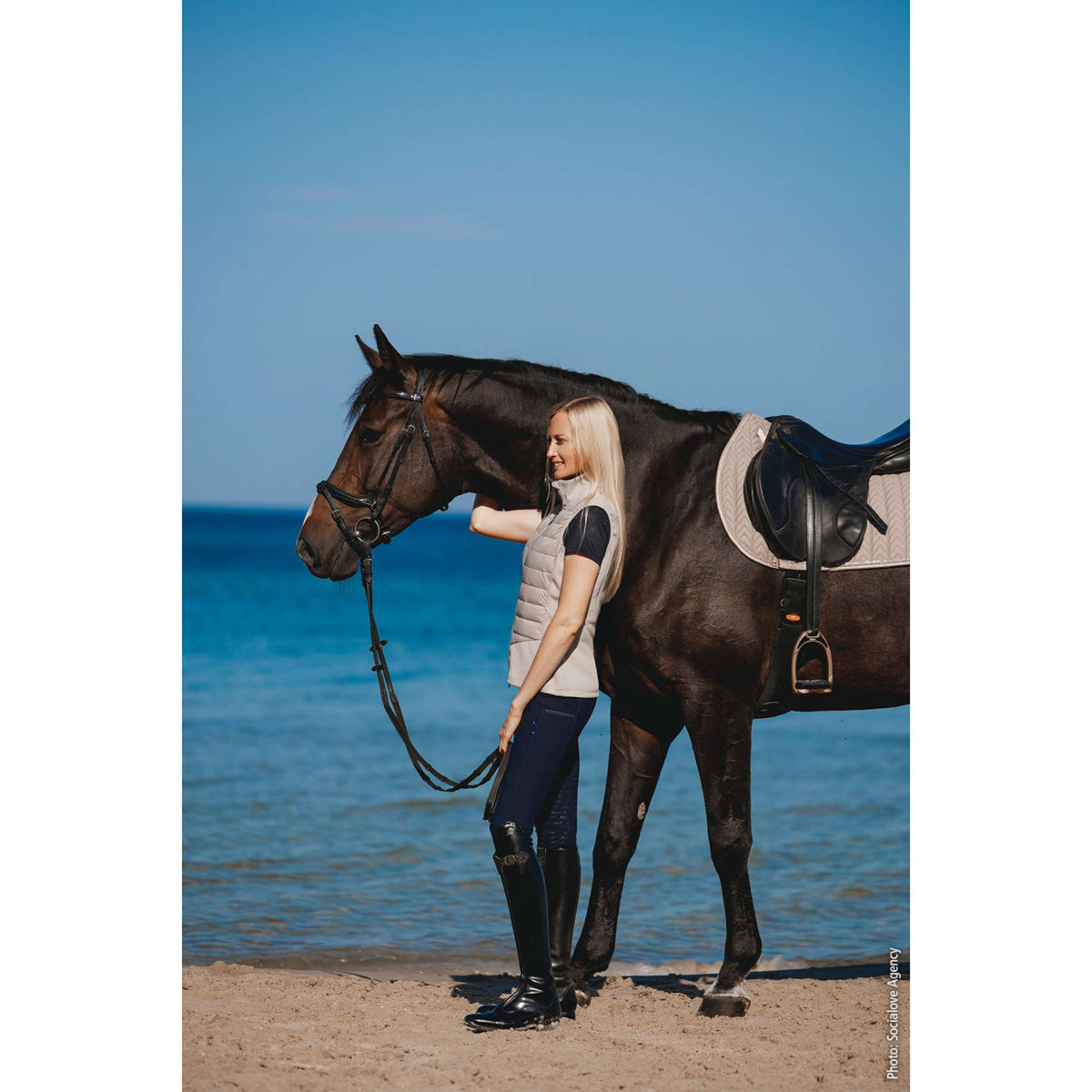 Schockemöhle Zadeldekje SPCeramica S Style Springen Stone