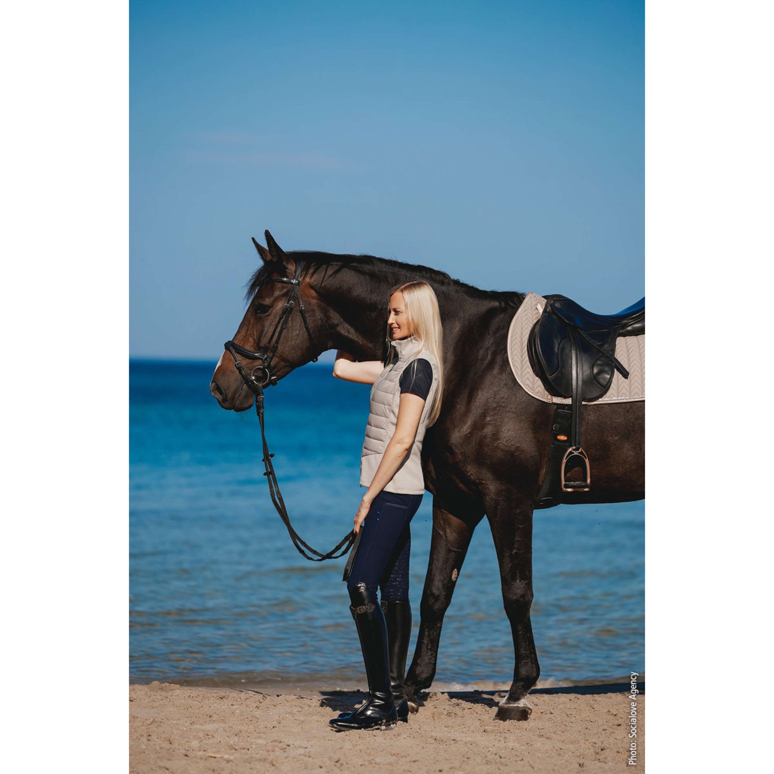 Schockemöhle Zadeldekje SPCeramica S Style Springen Stone