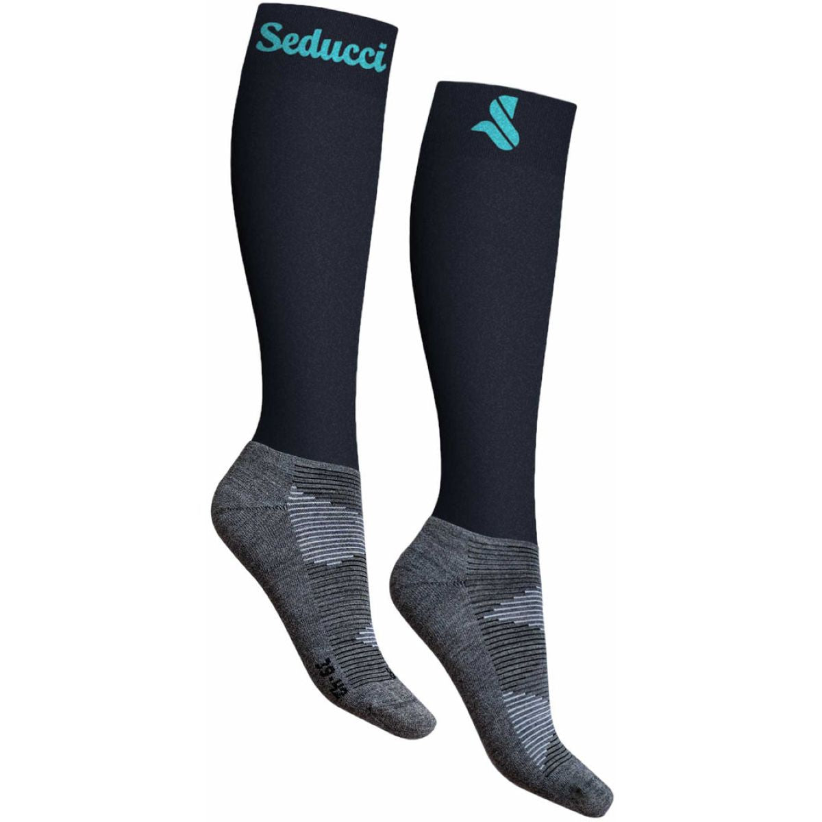 Seducci Sokken Pro Wool Navy/Turquoise