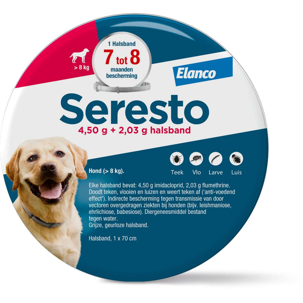 Seresto Teken en Vlooien Halsband Grote Hond