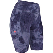 Aubrion by Shires Korte Broek Non-Stop Navy Tie Dye