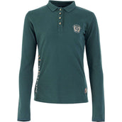 Aubrion Polo Shirt Team Lange Mouwen Groen