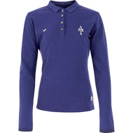 Aubrion Polo Shirt Team Young Rider Lange Mouwen Navy