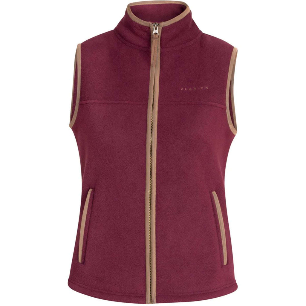 Aubrion by Shires Bodywarmer Original Fleece Heren Maroon