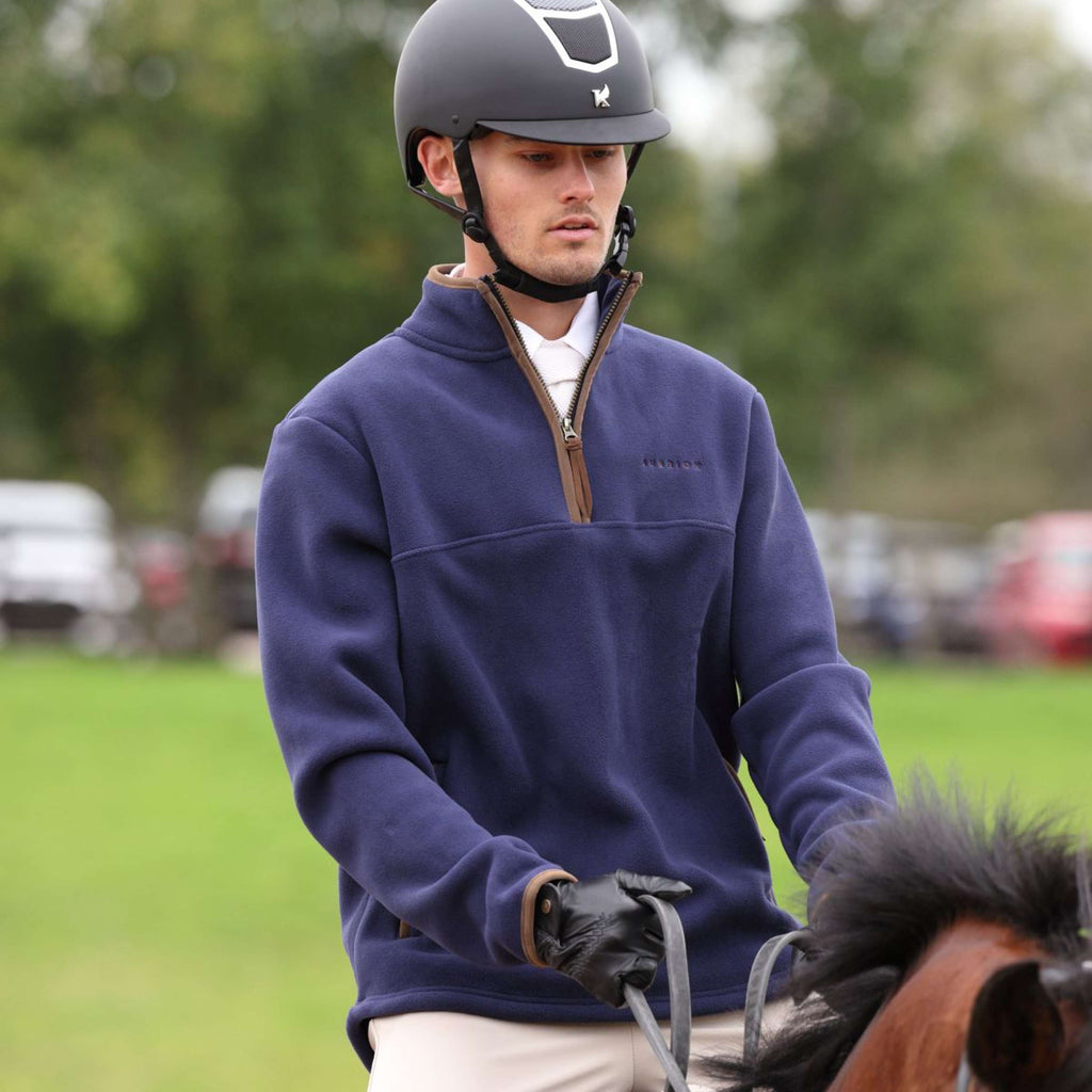 Aubrion by Shires Trui Original Fleece Heren Navy