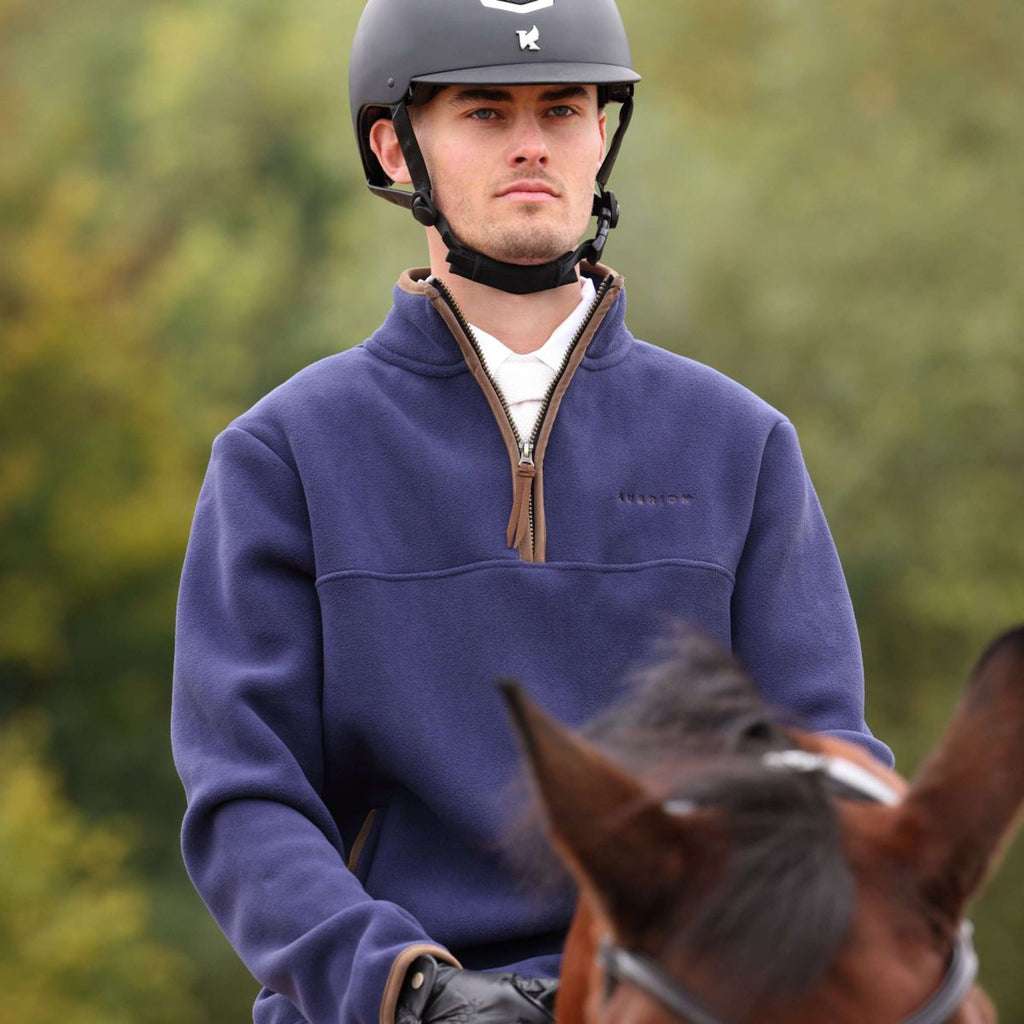 Aubrion by Shires Trui Original Fleece Heren Navy