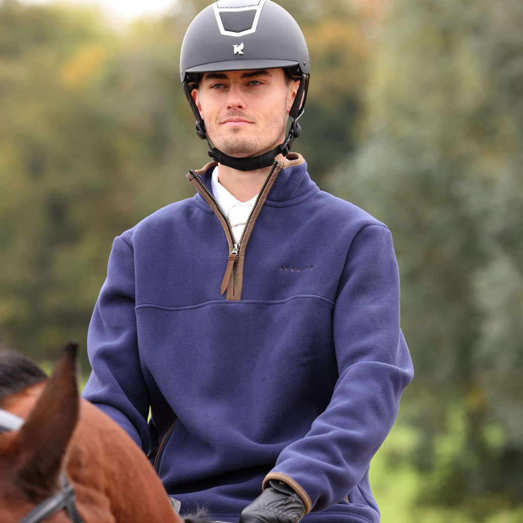 Aubrion by Shires Trui Original Fleece Heren Navy