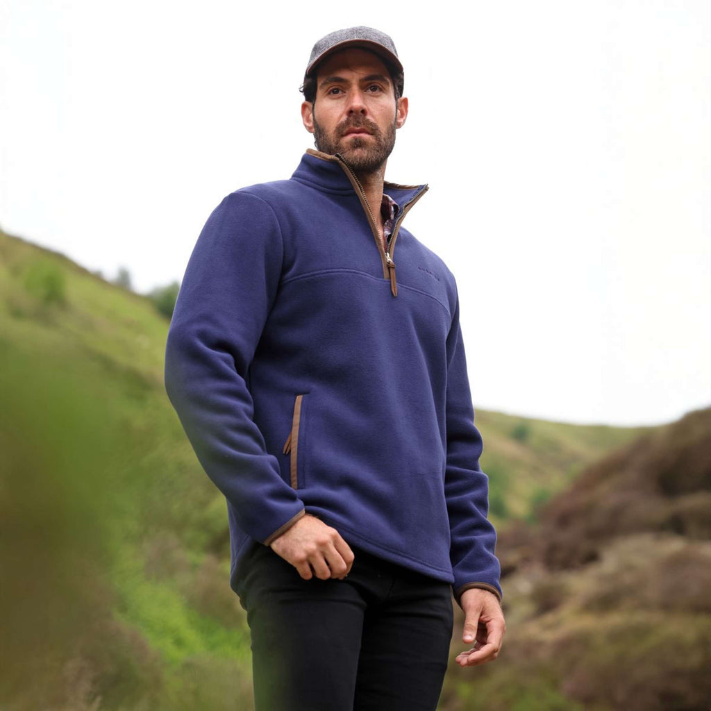 Aubrion by Shires Trui Original Fleece Heren Navy