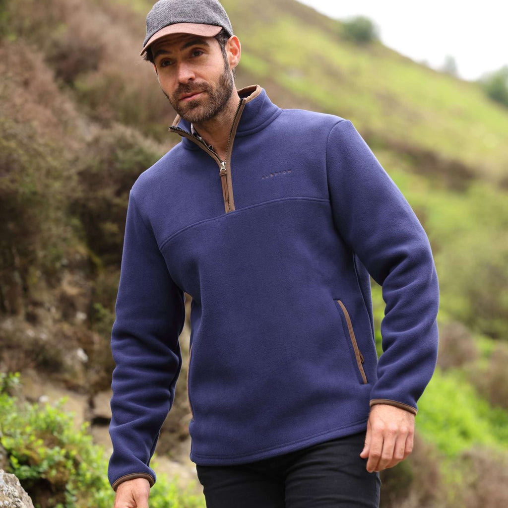 Aubrion by Shires Trui Original Fleece Heren Navy