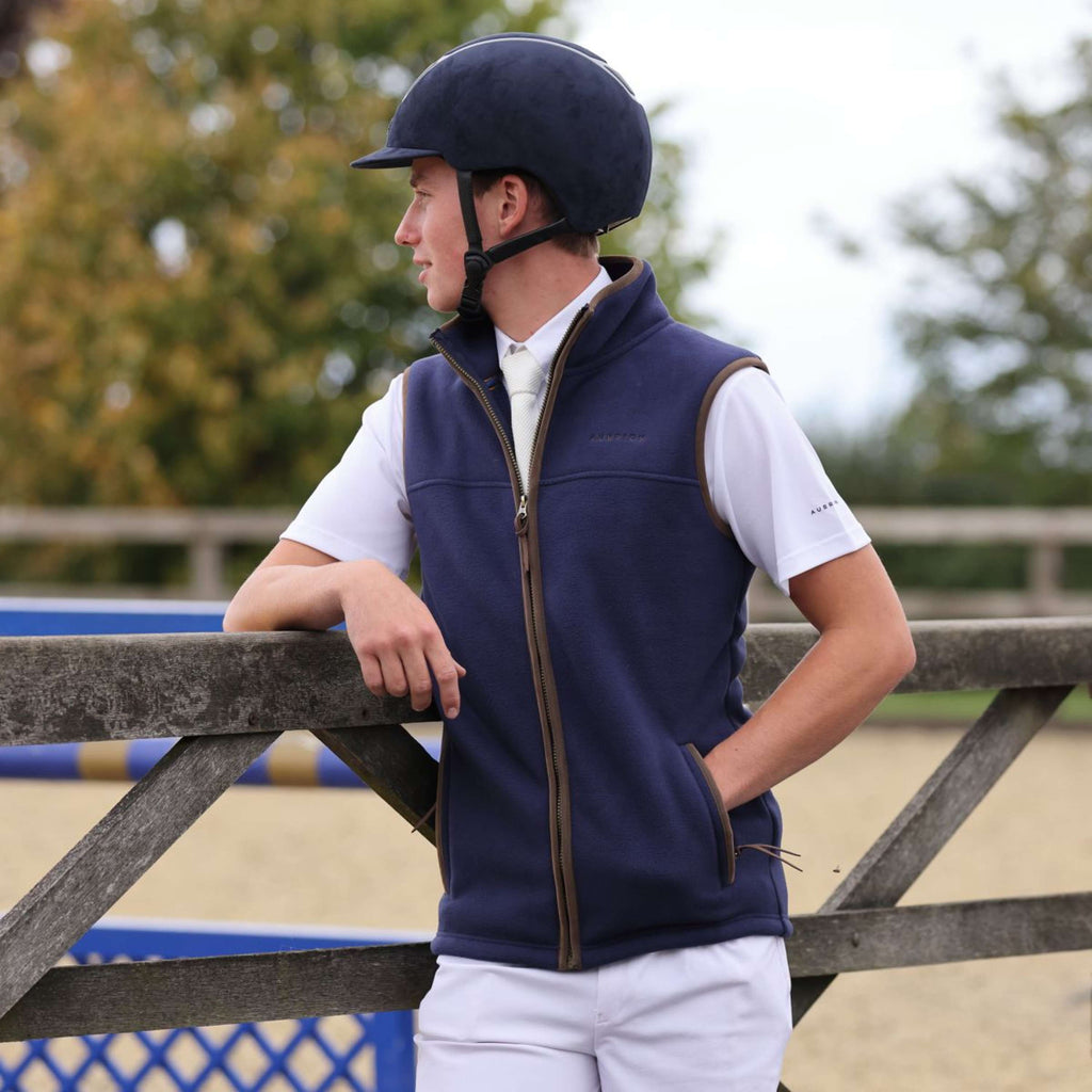 Aubrion by Shires Bodywarmer Original Fleece Heren Navy